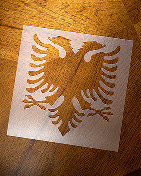 Albanian Eagle Baking Stencil